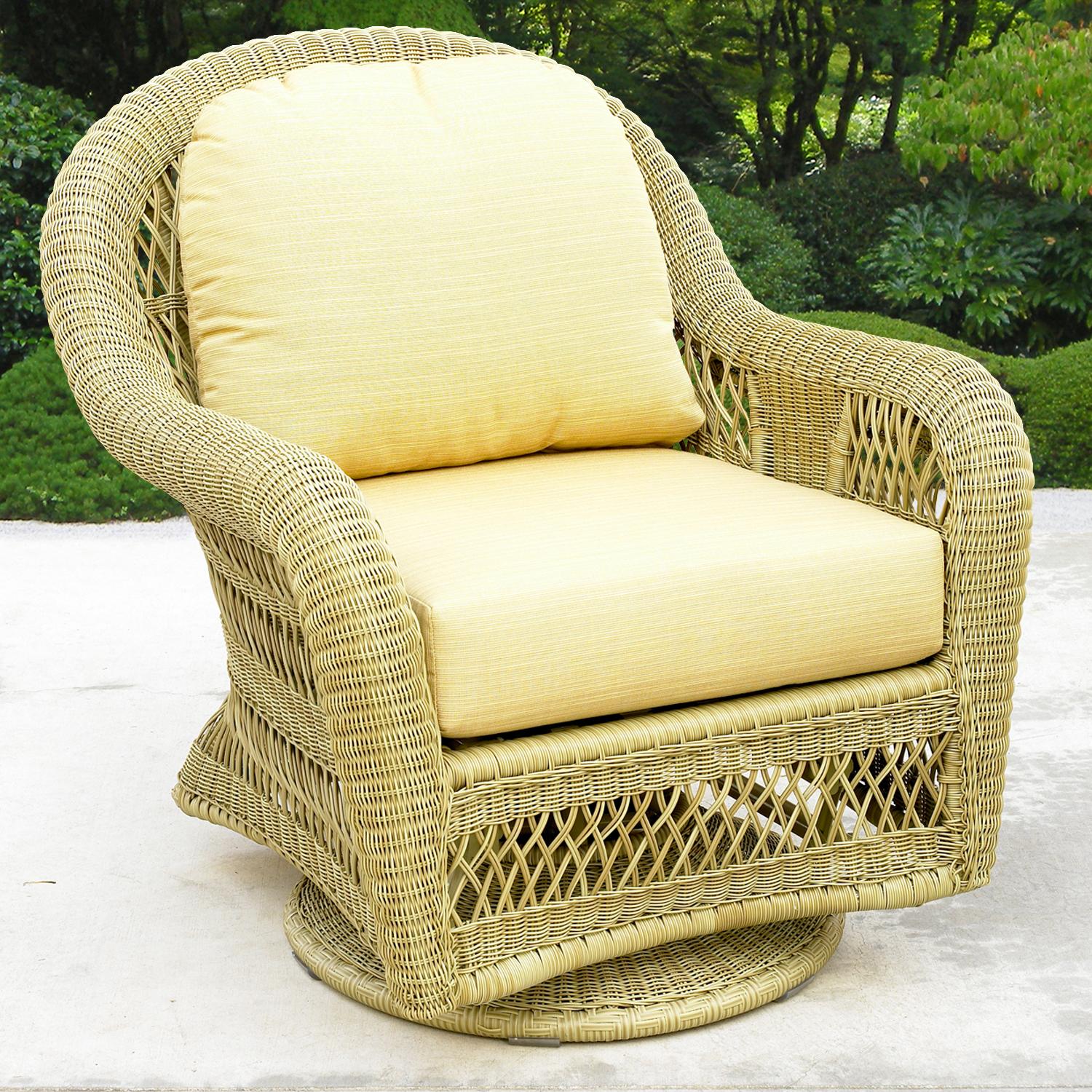 St lucia wicker swivel hotsell chair